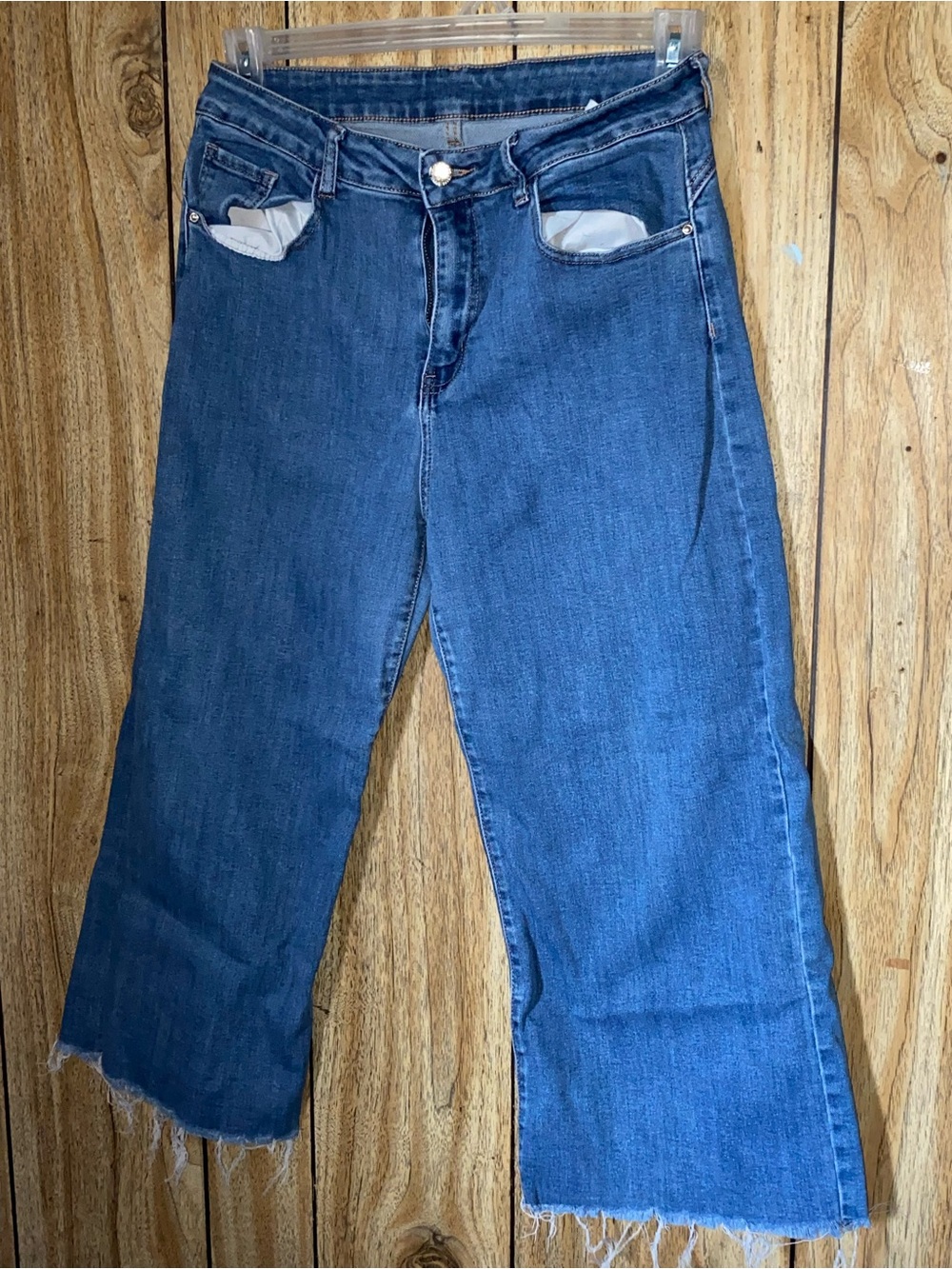 Classic Wide-Leg Women’s Jeans in Medium Blue